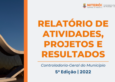 Relatório de Atividades, Projetos e Resultados CGM – 2022